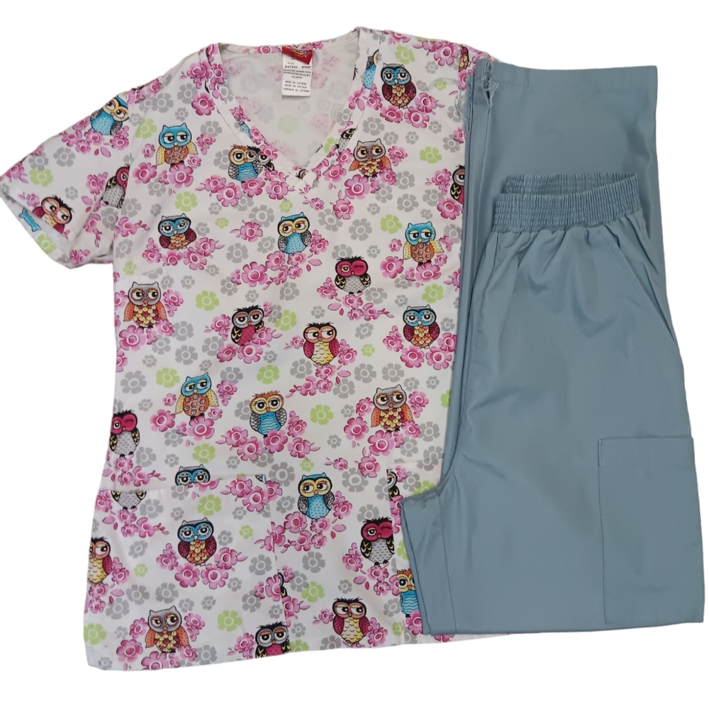 Owls scrub set